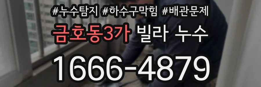 금호동3가 빌라 누수