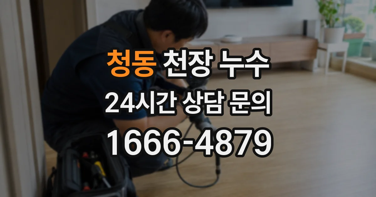 청동 천장 누수