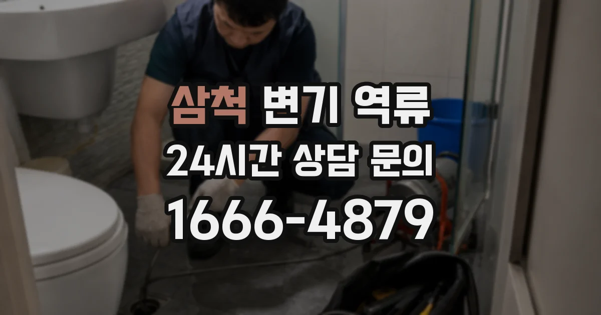 삼척 변기 역류