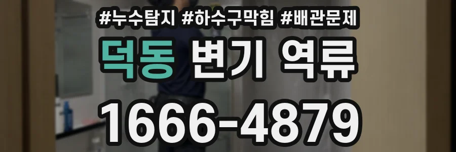 덕동 변기 역류