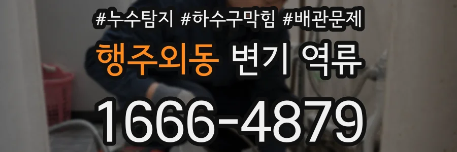 행주외동 변기 역류