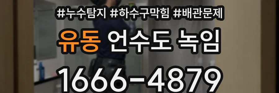 유동 언수도 녹임