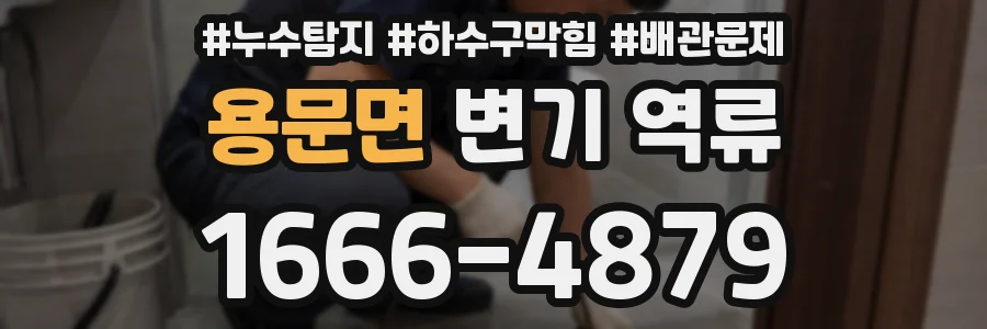 용문면 변기 역류