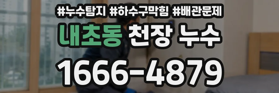 내초동 천장 누수