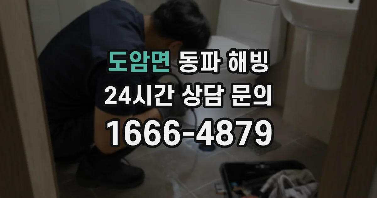 도암면 동파 해빙