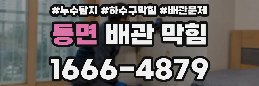 동면 배관 막힘