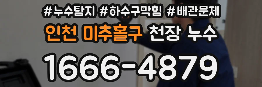 인천 미추홀구 천장 누수