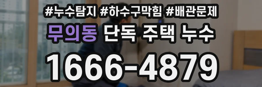 무의동 단독 주택 누수
