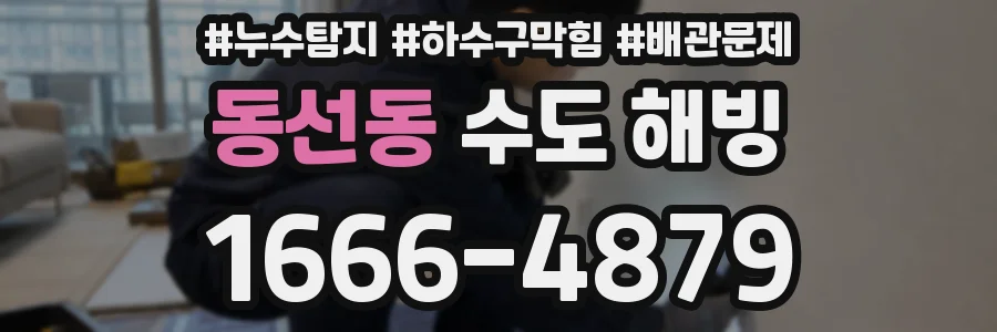 동선동 수도 해빙