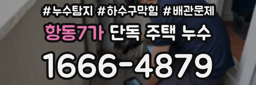 항동7가 단독 주택 누수