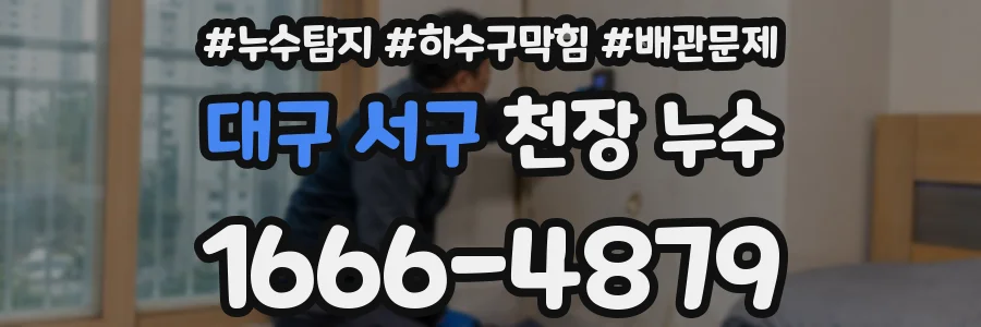 대구 서구 천장 누수