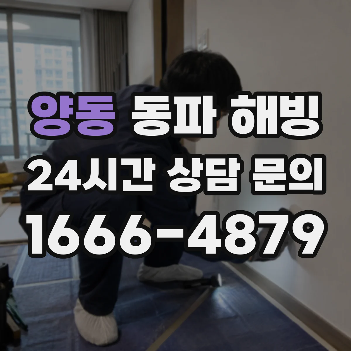 양동 동파 해빙