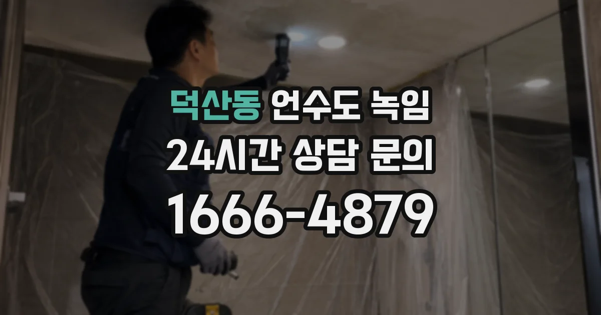 덕산동 언수도 녹임