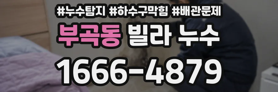 부곡동 빌라 누수
