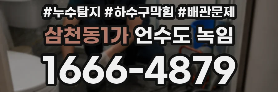 삼천동1가 언수도 녹임