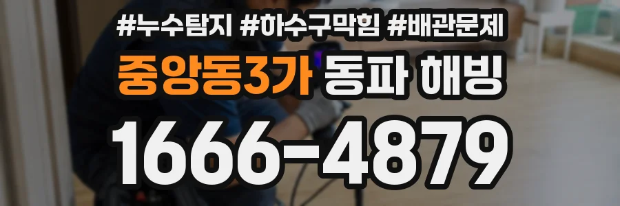 중앙동3가 동파 해빙