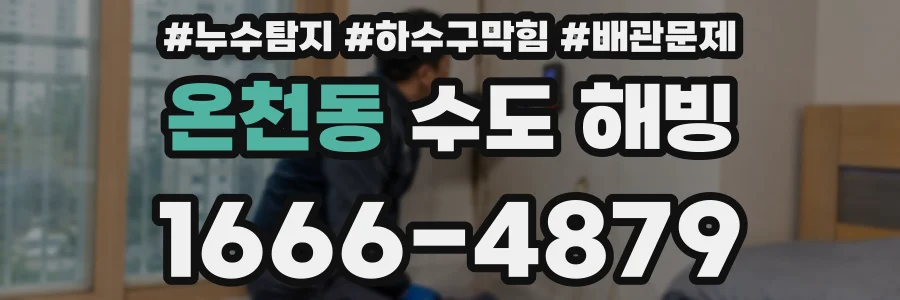 온천동 수도 해빙