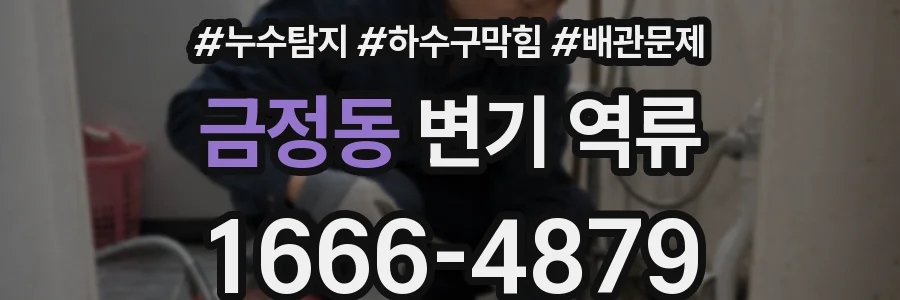금정동 변기 역류