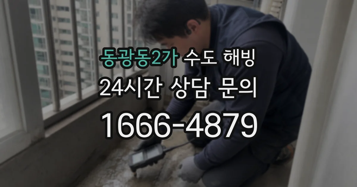 동광동2가 수도 해빙