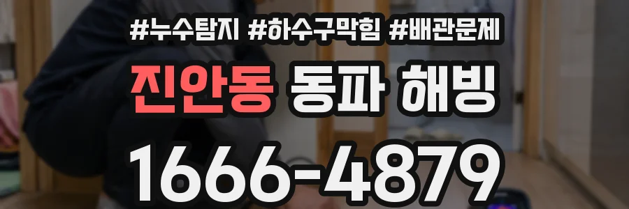 진안동 동파 해빙