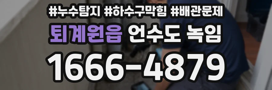 퇴계원읍 언수도 녹임