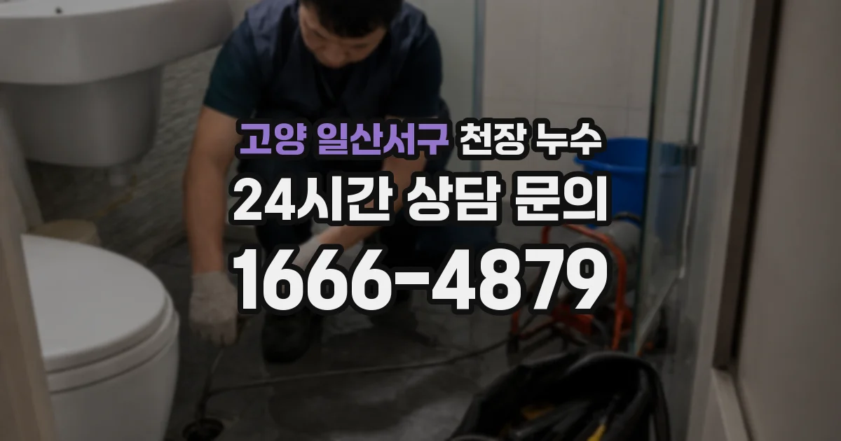고양 일산서구 천장 누수