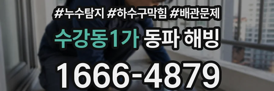 수강동1가 동파 해빙