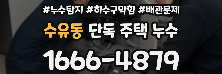 수유동 단독 주택 누수
