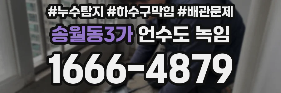 송월동3가 언수도 녹임