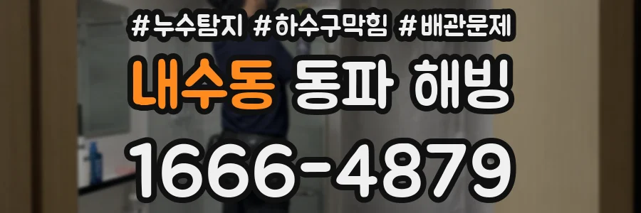 내수동 동파 해빙