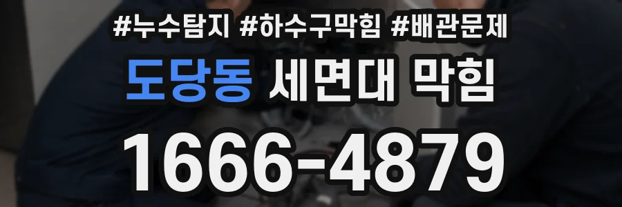 도당동 세면대 막힘