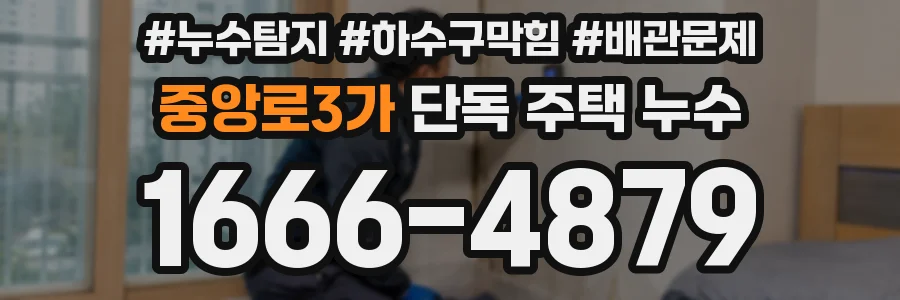 중앙로3가 단독 주택 누수
