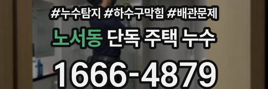 노서동 단독 주택 누수