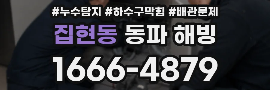 집현동 동파 해빙