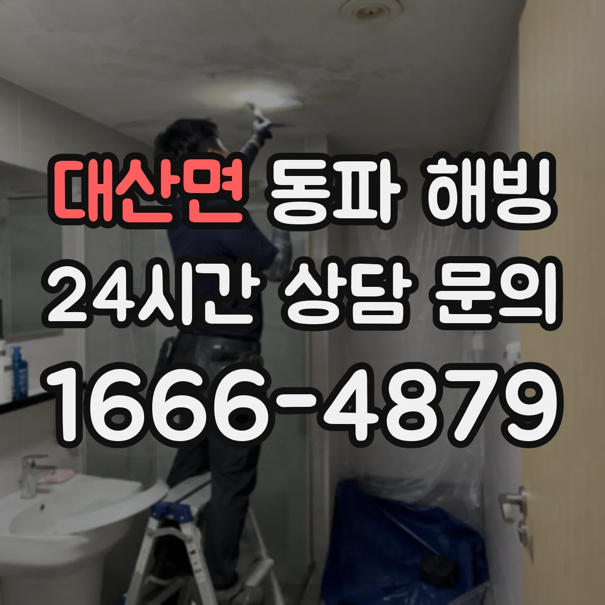 대산면 동파 해빙
