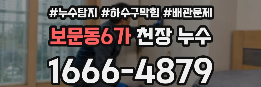 보문동6가 천장 누수