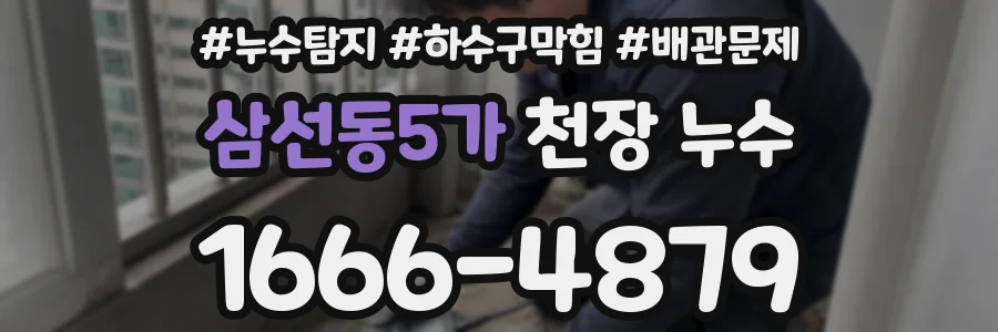 삼선동5가 천장 누수
