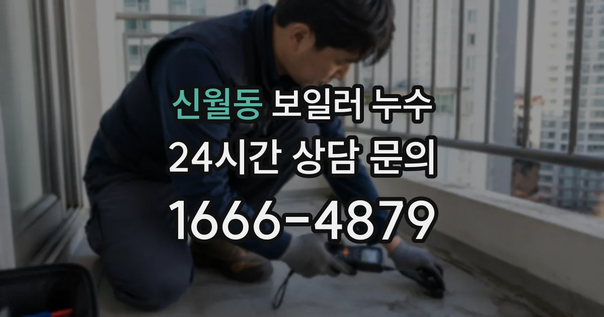 신월동 보일러 누수