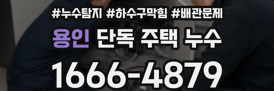 용인 단독 주택 누수