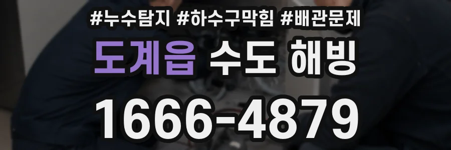 도계읍 수도 해빙