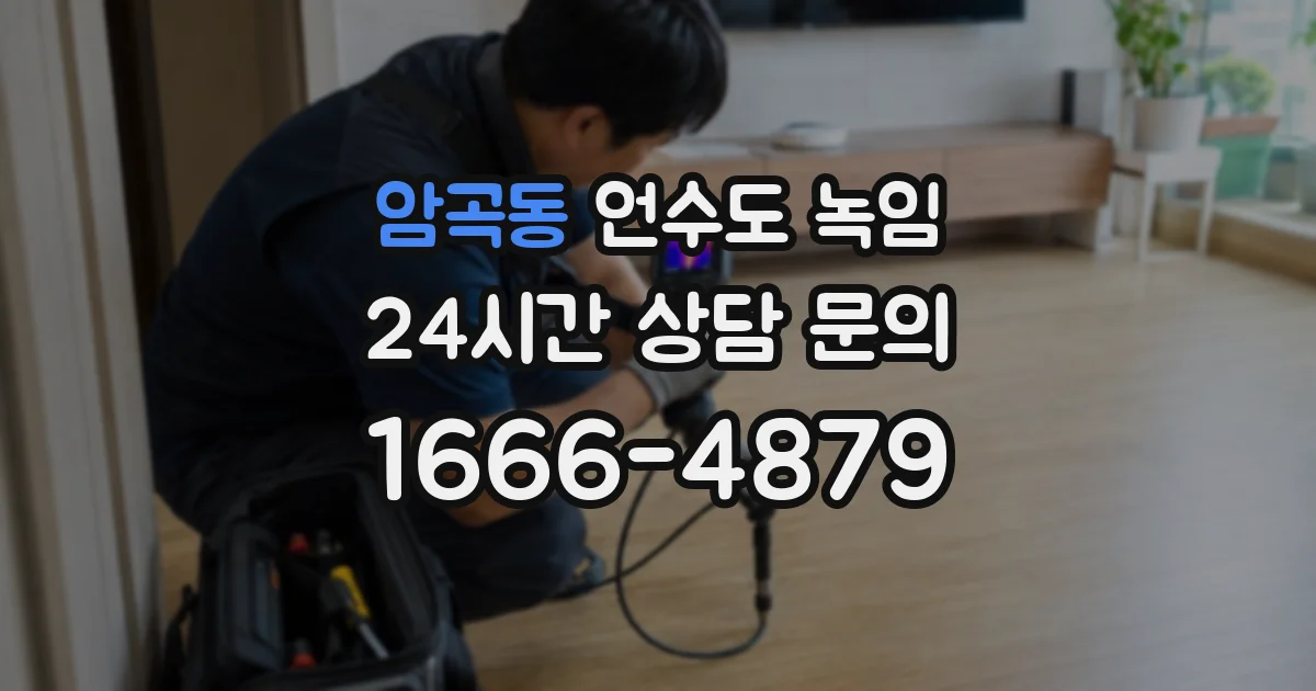 암곡동 언수도 녹임