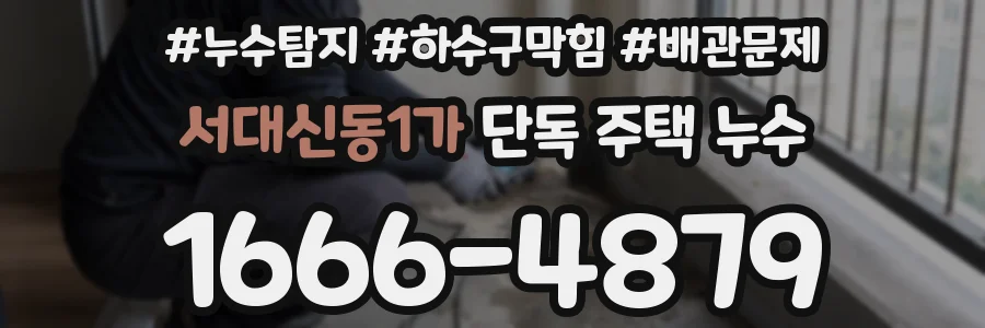 서대신동1가 단독 주택 누수