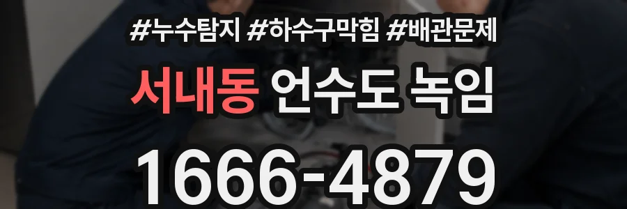 서내동 언수도 녹임