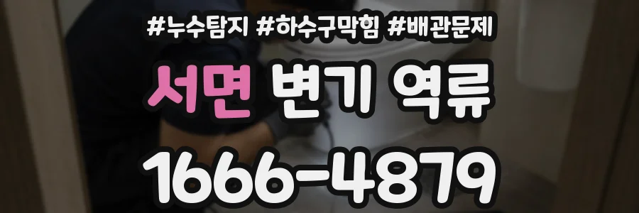 서면 변기 역류