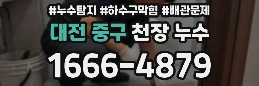 대전 중구 천장 누수