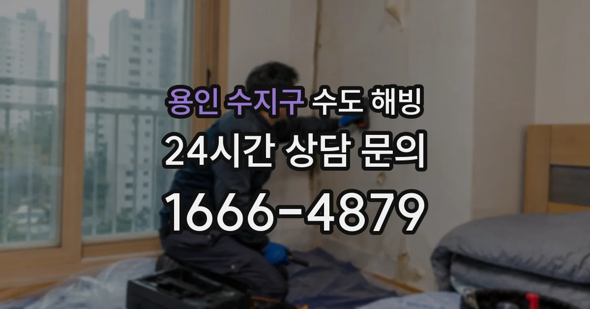 용인 수지구 수도 해빙