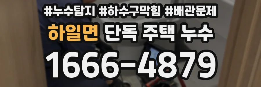 하일면 단독 주택 누수
