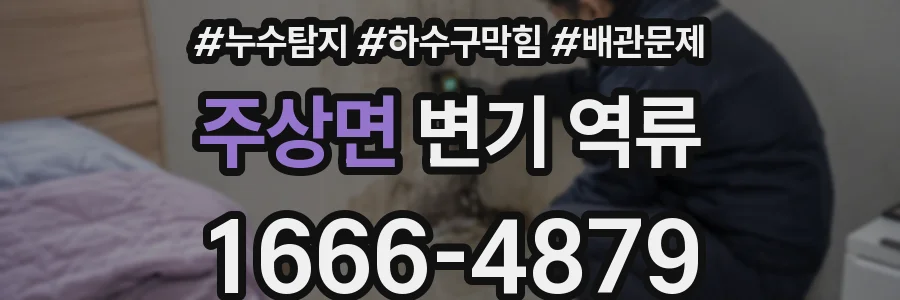 주상면 변기 역류