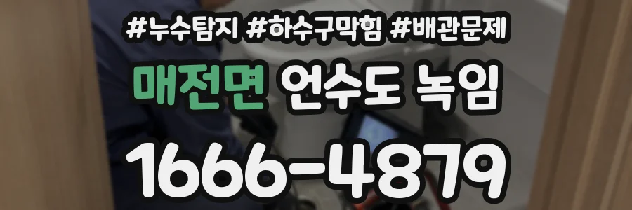 매전면 언수도 녹임