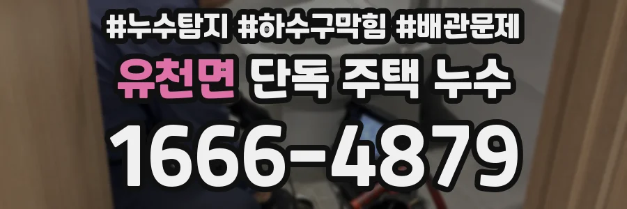 유천면 단독 주택 누수
